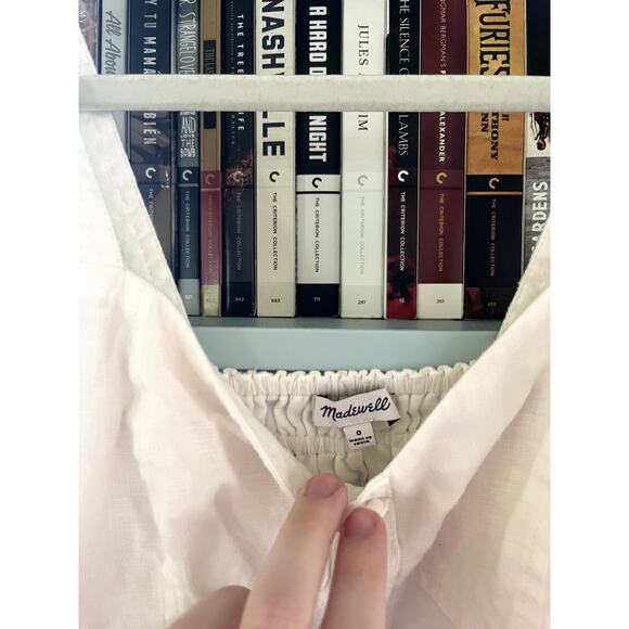 Madewell Modular Sleeveless Romper in Lighthouse - Picture 8 of 9